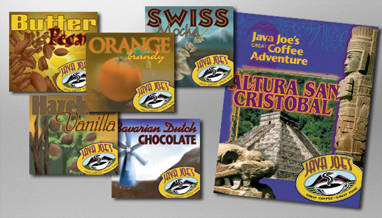 Java Joes - packaging, print